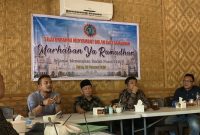 Ket. Foto : Ketua PD Saut Sihaloho, Ketua Patinia Rakoorda Nelson Manalu, SH, Kepala Bidang KSA BPJS Ketenagakerjaan,  Andhika Catur Putra, Wakil Sekretaris PD Riau, Mampe R. Sitompul
