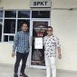 Ket. Foto : Hendy, S.H Bersama Rudi Gunawan, S.H. Kuasa Hukum Toton Sumali, di Polres Dumai, Saat Membuat Laporan Pencemaran Nama Baik. 