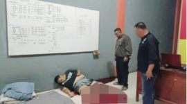 Ket. Foto : Babinsa dan Bhabinkamtibmas Kasikan, saat di TKP, yaitu Kantor Koperasi F. SPTI Kasikan (net) 