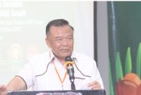 Ket. Fot : Ketua Umum Dewan Minyak Sawit Indonesia (DMSI), Sahat Sinaga. 