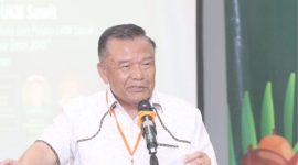 Ket. Fot : Ketua Umum Dewan Minyak Sawit Indonesia (DMSI), Sahat Sinaga. 