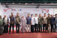 Ket. Foto : Gampong (Desa) Geudubang Jawa, Kecamatan Langsa Baro, Kota Langsa Mengikuti Penilaian Calon Desa Antikorupsi Tingkat Provinsi Aceh