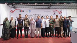 Ket. Foto : Gampong (Desa) Geudubang Jawa, Kecamatan Langsa Baro, Kota Langsa Mengikuti Penilaian Calon Desa Antikorupsi Tingkat Provinsi Aceh