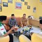 Ket. Foto :  Camat Negeri Agung Hepi Haryanto, S.E,  Menerima Kunjungan Pengurus MWC NU Kecamatan Negeri Agung.