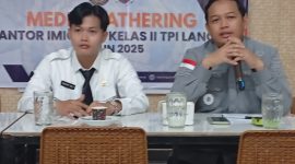 Ket. Foto : Kantor Imigrasi Kelas II TPI Langsa gelar Media Gathering tahun 2025