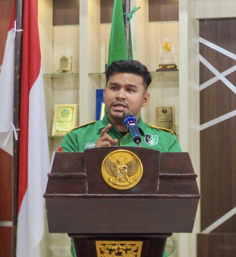 Ket. Foto : Ketua Umum SEMMI Cabang Langsa Muhammad Reza,.SH.