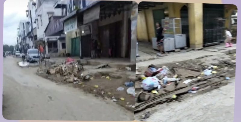 Ket. Foto : Tumpukan Sampah di Beberapa Ruas jalan Kota Langsa