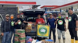Ket. Foto : LSM Gadjah Puteh Saat Menyalurkan Bantuan Kemanusiaan Untuk Korban Banjir Bandang di Aceh Tamiang