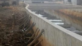 Ket. Foto : Pembangunan jalan lingkungan dan drainase menggunakan anggaran APBK tahun 2023.
