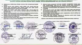 Ket. Foto : Maklumat yang Dekluarkan Dinas Syariat Islam Kota Langsa.