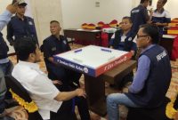 Ket. Foto : Uji coba/ Mini Turnamen, yang diikuti perwakilan Pengcab ORADO Kabupaten/Kota se Provinsi Lampung,