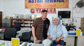 Ket. Foto : Jimmy, pelaku usaha otomotif, khususnya showroom dan bengkel di kawasan toko belakang Jalan Iskandar Muda, Kecamatan Langsa Kota. 