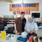 Ket. Foto : Jimmy, pelaku usaha otomotif, khususnya showroom dan bengkel di kawasan toko belakang Jalan Iskandar Muda, Kecamatan Langsa Kota. 