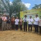 Ket. Foto : Pelepasan tiga spesies serangga penyerbuk asal Tanzania di Kebun PPKS Marihat, Sumatera Utara, Kamis (09/04/2026). (Foto: dok. Kementan)