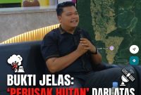keterangan foto : Wahyu, Pengurus Yayasan Hutan Alam dan Lingkungan Aceh (HAkA)