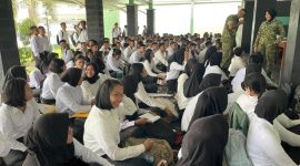Keterangan foto : Seleksi Calon Bintara (Caba) Korps Wanita Angkatan Darat (Kowad) tahun 2026. Kegiatan berlangsung di Panda Kodam XIX/TT.
