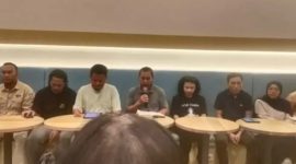 Keterangan foto : Walhi gelar konferensi pers bertajuk 