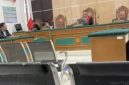 Keterangan foto : Suasana persidangan praperadilan Rasiman Manurung di Pengadilan Negeri (PN) Bengkalis. (dok.ist)