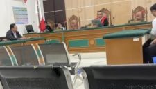 Keterangan foto : Suasana persidangan praperadilan Rasiman Manurung di Pengadilan Negeri (PN) Bengkalis. (dok.ist)