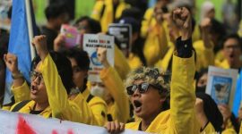 Keterangan Foto: Ilustrasi aksi mahasiswa. (dok.ist)