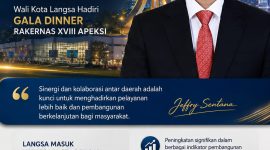 Keterangan Foto: Spanduk berisi program unggulan Wali Kota Langsa, Jeffry Sentana S.Putra, S.E.