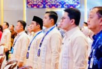 Keterangan Foto:bWalikota Langsa, Jeffry Sentana S Putra, SE, saat mengikuti Forum Bisnis dan Investasi dalam rangkaian Rakernas XVIII APEKSI 2026 di Kota Medan, 1–2 Juli 2026.