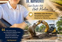 Foto: Tangkap layar aksi sosial yang di laksanakan Maimun Raymond atau Haji Raymond, dermawan asal Kota Langsa, Aceh.