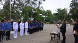 Keterangan foto : Wali Kota Langsa, Jeffry Sentana S. Putra, S.E. saat melantik 122 pejabat di lingkungan Pemerintah Kota Langsa. 