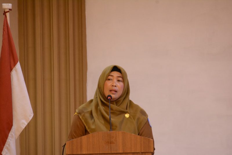 Keterangan foto ; Dra. Suhartini, M.Pd., Sekretaris Daerah Pemerintah Kota Langsa.
