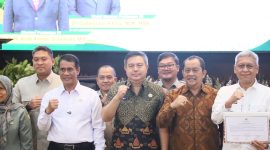 Keterangan foto : Sekretaris Jenderal (Sekjen) Kementerian Dalam Negeri (Kemendagri), Tomsi Tohir, 