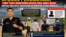 Keterangan Foto: Tangkapan layar pernyataan Ketua DPD For-WIN Lampung Barat, Bambang Irawan, terkait kebijakan Star Energy yang membatasi akses media ke lokasi proyek geothermal. 
