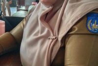 Keterangan Foto: R, pegawai P3K korban fitnah perbuatan mesum oleh oknum tidak bertanggung jawab.