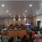 Keterangan Foto: Suasana sidang pembacaan tuntutan terhadap Gubernur Riau nonaktif, Abdul Wahid, di Pengadilan Negeri Pekanbaru. (dok.ist) 
