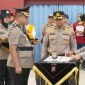 Keterangan foto : Kapolda Riau Irjen Pol Dr Herry Heryawan memimpin langsung upacara serah terima jabatan (sertijab) Pejabat Utama Polda Riau, Senin (13/7/2026).