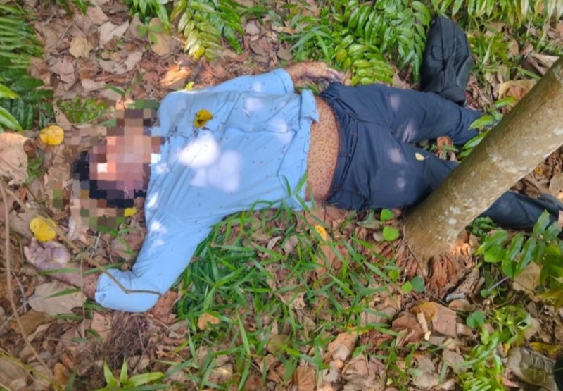 Keterangan foto : Penemuan jenazah dokter spesialis anestesi di lahan kosong RSUD Tengku Rafian, Siak, Selasa (14/7/2026). Polisi masih menyelidiki penyebab kematian korban.(dok.Int) 


