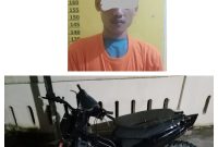 Keterangan foto: Polsek Bunut berhasil meringkus pelaku dan barang bukti pencurian dengan pemberatan beserta barang bukti sepeda motor hasil curian.
