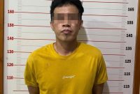 Keterangan Foto: Unit Reaksi Cepat (URC) Polsek Way Tuba mengamankan tersangka pelaku curas.