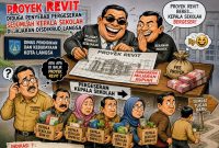 Keterangan Foto: Tangkapan layar ilustrasi dampak proyek revitalisasi gedung sekolah di Kota Langsa.