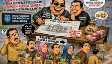 Keterangan Foto: Tangkapan layar ilustrasi dampak proyek revitalisasi gedung sekolah di Kota Langsa.