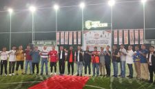 Keterangan foto: Anggota DPR-RI Fraksi PKS, Dr. H. M. Nasir Djamil, M.Si, saat membuka Turnamen Mini Soccer Barisan BENTARA NJ Kota Langsa.