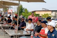 Keterangan Foto: H. M. Nasir Djamil saat menutup Turnamen Mini Soccer Barisan BENTARA NJ Kota Langsa.
