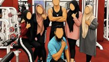 Keterangan Foto:Salah satu tempat kebugaran (gym) di wilayah Kota Langsa yang disebut-sebut membuka akses bagi pria dan wanita tanpa pembatasan.