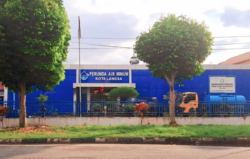 Keterangan Foto: Kantor Perumda Tirta Keumuneng, Kota Langsa. 