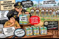 Keterangan Foto: Tangkapan layar ilustrasi dugaan penyalahgunaan anggaran desa.