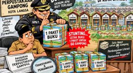Keterangan Foto: Tangkapan layar ilustrasi dugaan penyalahgunaan anggaran desa.