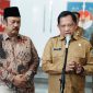 Keterangan Foto: Mendagri saat memimpin Rapat Koordinasi Pengendalian Inflasi dan Penyampaian Pertumbuhan Ekonomi Kabupaten/Kota Triwulan II Tahun 2026 di Gedung Sasana Bhakti Praja (SBP), Kantor Pusat Kementerian Dalam Negeri, Jakarta.