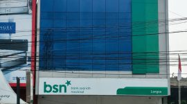 Keterangan Foto: Kantor Bank Syariah Nasional (BSN) Kota Langsa.