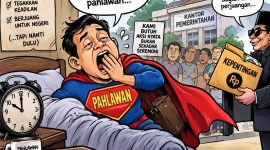 Keterangan foto: Ilustrasi, pahlawan bukanlah mereka yang pandai berbicara, melainkan yang hadir dan bertindak nyata.