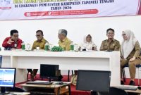 Keterangan foto: Bupati Tapteng Masinton Pasaribu membuka Profiling ASN secara langsung, dihadiri Sekda Tapteng.