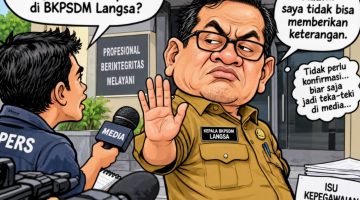 Keterangan foto : Ilustrasi Kontroversi kebijakan penempatan Siti Zuriah Sebagai Kepala BKPSDM Langsa 